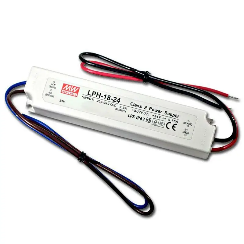 IP67 LED Transformer driver 24V DC 18W 0 75A TRAFO evg Throttle 24 Volt | Компьютеры и офис