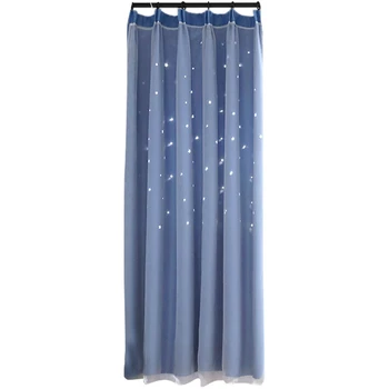

Double Hollow Star Curtains Finished Curtains for Living Room and Bedroom Home Decoration