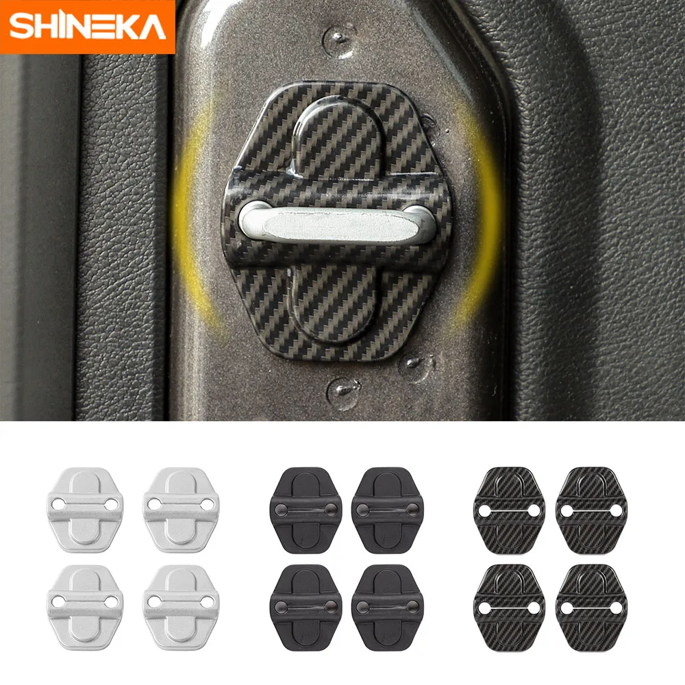 Молдинги SHINEKA для салона Jeep Wrangler Gladiator JT комплект декоративных крышек замка двери