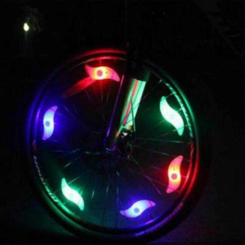 Фонарик для велосипедных спиц Велоспорт Spokelit велосипедные фонари светодиодный свет лампа Водонепроницаемая цветная подсветка для колеса спицы w/3 светодиодный режим вспышки
