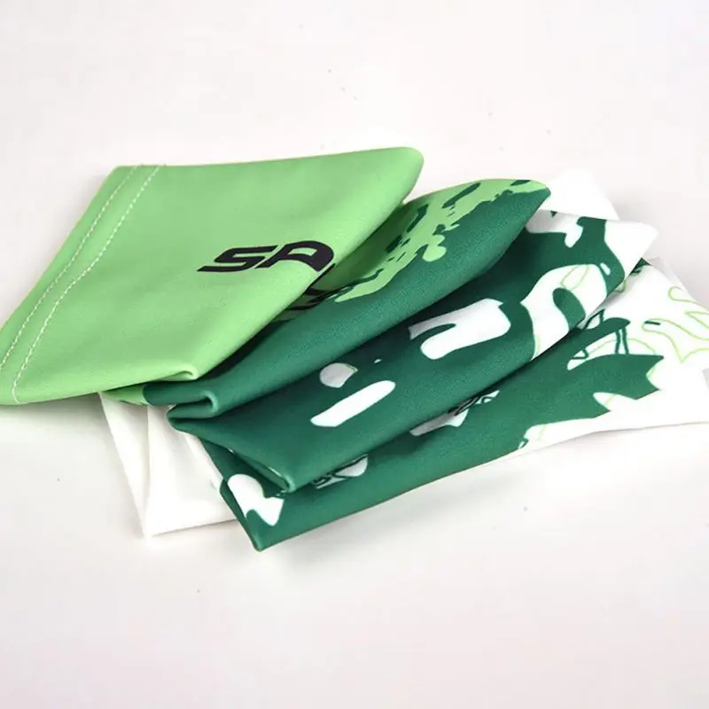 1Pair Arm Sleeve Anti-slip Long Printed Breathable Sunshade Ice Silk Hand Elbow Protection Cover Outdoor Sportswear Accessories