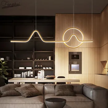

Nordic LED Tortuous Pendant Lamp Lighting Fixtures Modern Creative Pendant Lights Living Room Decor Bedroom Study Hanging Lamps