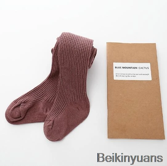 purple Детские гетры, леггинсы, зимние теплые колготки для малышей, Осенние Длинные чулки для девочек, детская хлопковая одежда, обтягивающие штаны для малышей - Цвет: purple