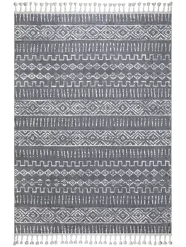 

Quantity Surveying Coco 3 'x 10' Polypropylene Grey Runner Rug