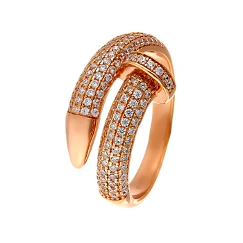 

Кольцо из серебра с фианитами R00835