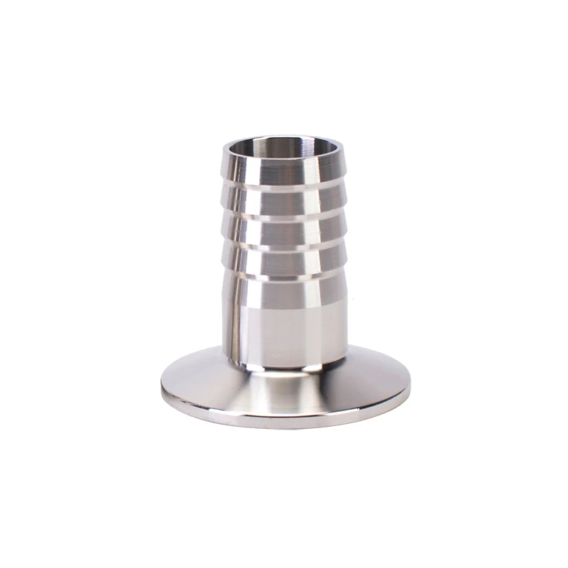 304 Stainless steel camlock Pipe Fitting hose connector Ferrules Tri Clamp Plumbing Pipes Barb 1.5" 50.5mm 64mm OD 6-51mm