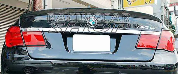 A Style REAL CARBON FIBER TRUNK SPOILER fit for BMW F01 NEW 7 SERIES 740i 750i 2009UP