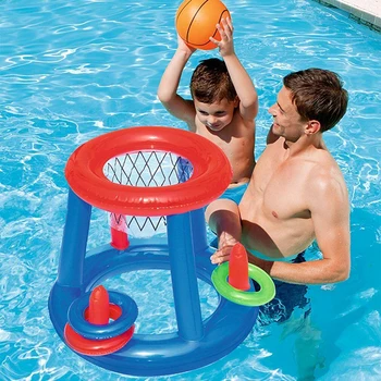 

Children Inflatable Floating Basketball Hoop Pool Water Toy Play Game Toy Pool Floating Toys For Children Swimming Pool Toy