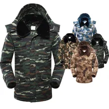 Мужская Уличная зимняя флисовая Военная походная куртка ветрозащитная Верхняя одежда Мужская ветровка для рыбалки кемпинга армейский плащ пальто