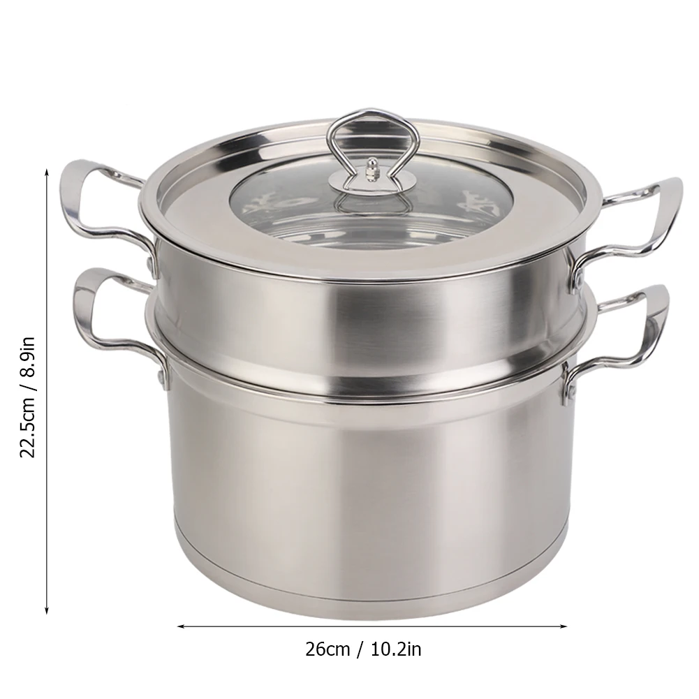 3Layer Stainless Steel Cooking Steamer - Image 4