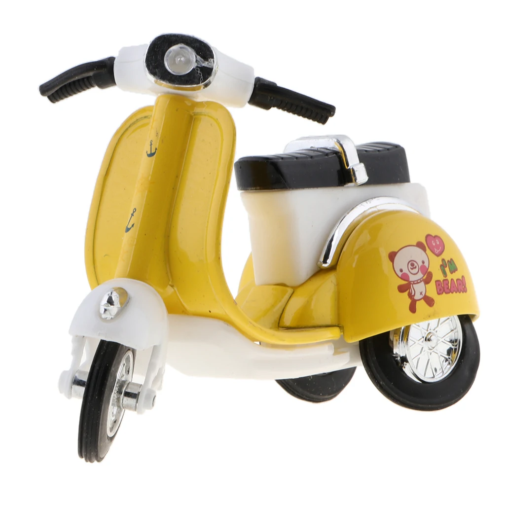 1:18 Scale Mini Alloy Friction Powered Pull Back Motorcycle Diecast Vehicles Motorbike Car Kids Children Toy Gifts