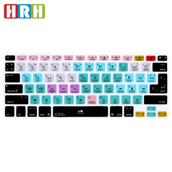 

HRH Avid Pro Tools Spanish Hotkeys Function Silicone Keyboard Cover Protector Keypad Skin For Mac Air Pro Retina 13"15"17" EU/US