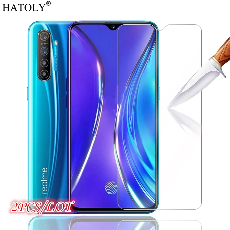 Закаленное стекло для телефона Защита экрана Oppo Realme X2 сверхтонкое Защитное 2 шт. |