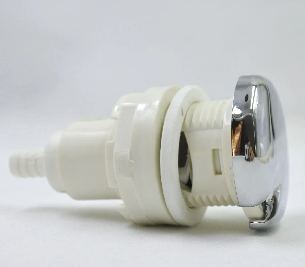 Plastic air control for massage bathtub On off push button switch Chrome plating