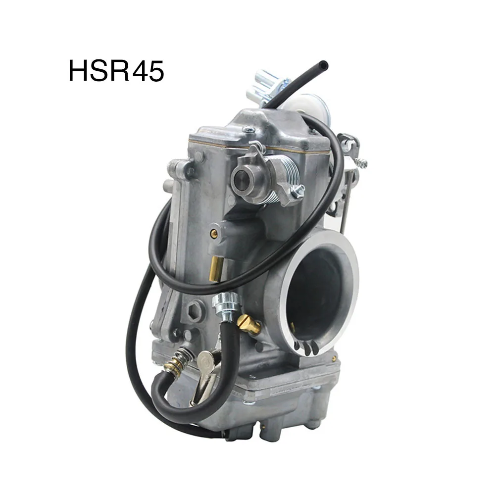 ZSDTRP CARB Карбюратор Замена для Mikuni HSR TM45 45 мм легкий комплект карбюраторов для HARLEY MIKUNI EVO EVOLUTION двойная камера carby - Цвет: HSR45