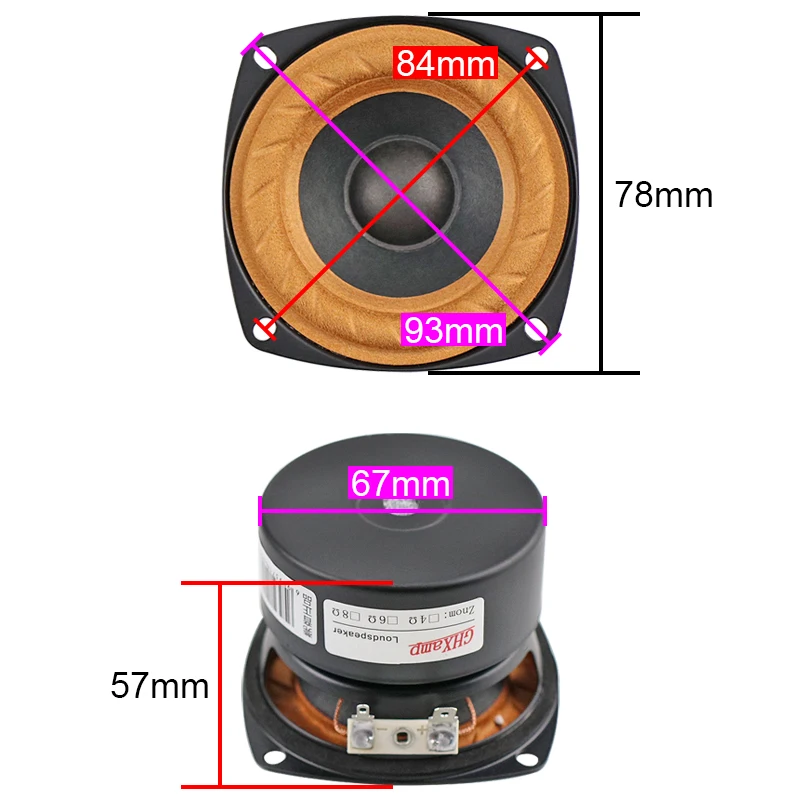 Upgrade 3 inch Full Range Speaker Hifi Cloth
