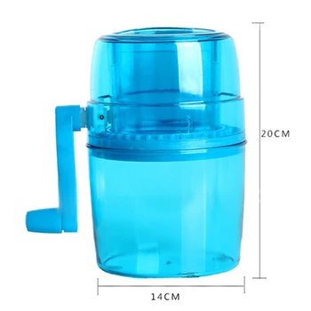 

DIY Household Handhold Manual Ice Crusher Portable Hand Crank Mini Ice Shaving Machine DTT88