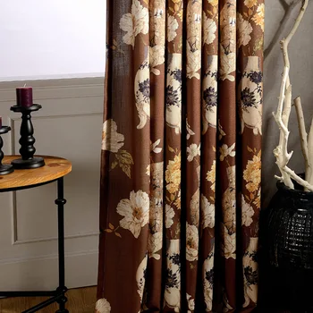 

Foral Printed Curtains for Room Vertical Screens Bamboo Cloth Customized Living Room Boy Girl Curtains
