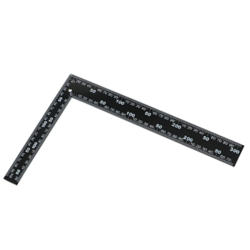 300 мм/600 мм под углом 90 градусов искусственная Толстая линейка L образной формы