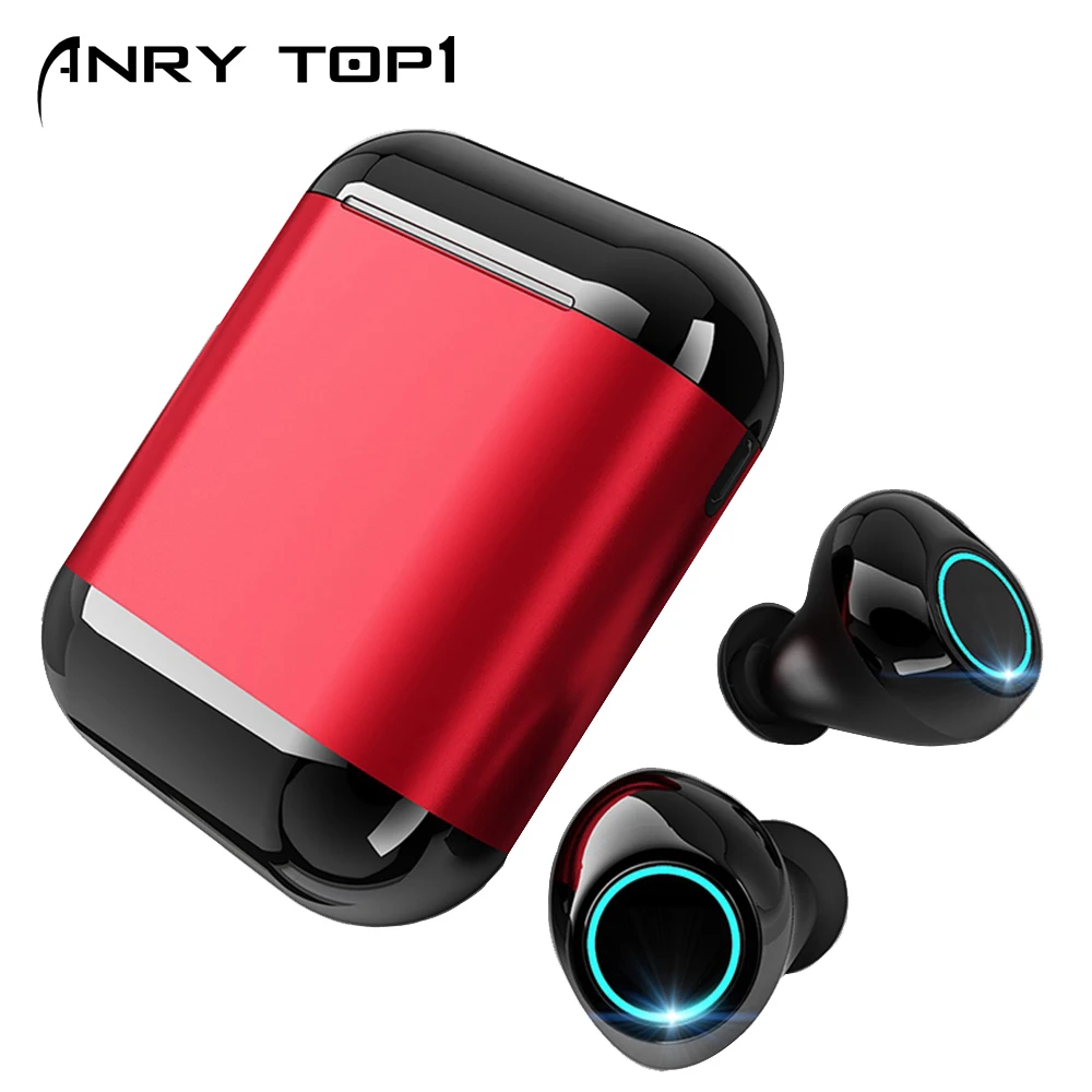 

HiFi Sound Bluetooth Earbuds Wireless Earphones with Charging Case Bluetooth 5.0 Headphones True Wireless Earbuds Sports TWS