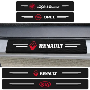 

4pcs Car Door Sill Guard Stickers Scuff Plate Threshold Protector For Skoda Toyota Nissan Citroen Buick Volvo Haval Hyundai
