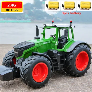 

2.4G 1:16 Simulation Farm Tractor Remote Control Farmer Watering Car With 3PCS Battery Truck Vehicle For Children Kid Gifts Toys