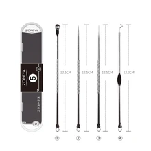 4 шт. набор игл акне из нержавеющей стали Удаление прыщей иглы удаление черных точек Инструмент Уход за кожей лица