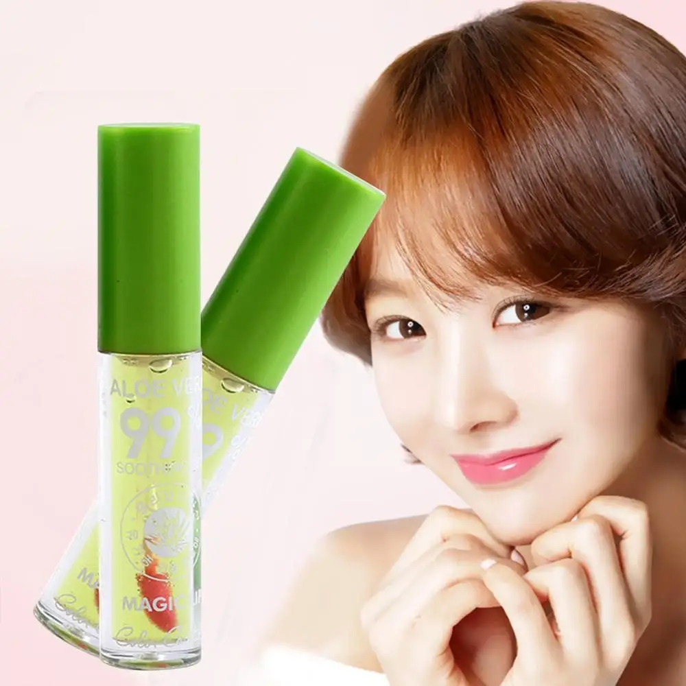 

Aloe Vera Lip Gloss Colour Changing Long Lasting Moisturizing Lipstick Balm New Can Be Used As A Background Color