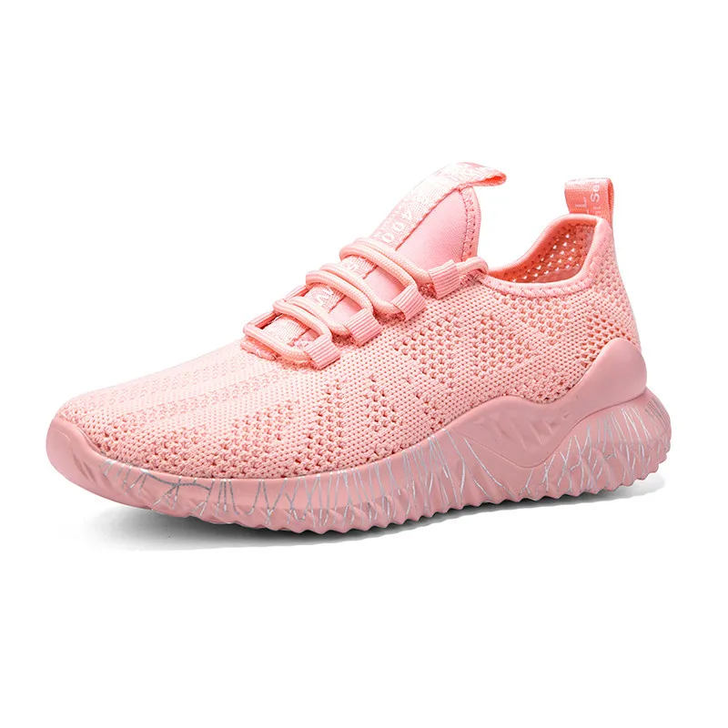 

Flying woven hollow breathable casual shoes sports shoes lightweight PU outsole lovers shoes women vulcanized shoes