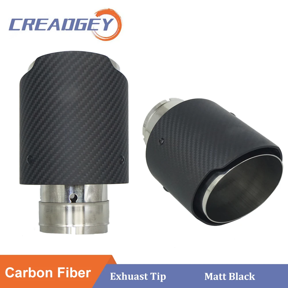 

Универсальный глушитель, 1 шт., для AK, матовый, 3k, углеродное волокно, прямой выхлопной наконечник, автомобильные аксессуары