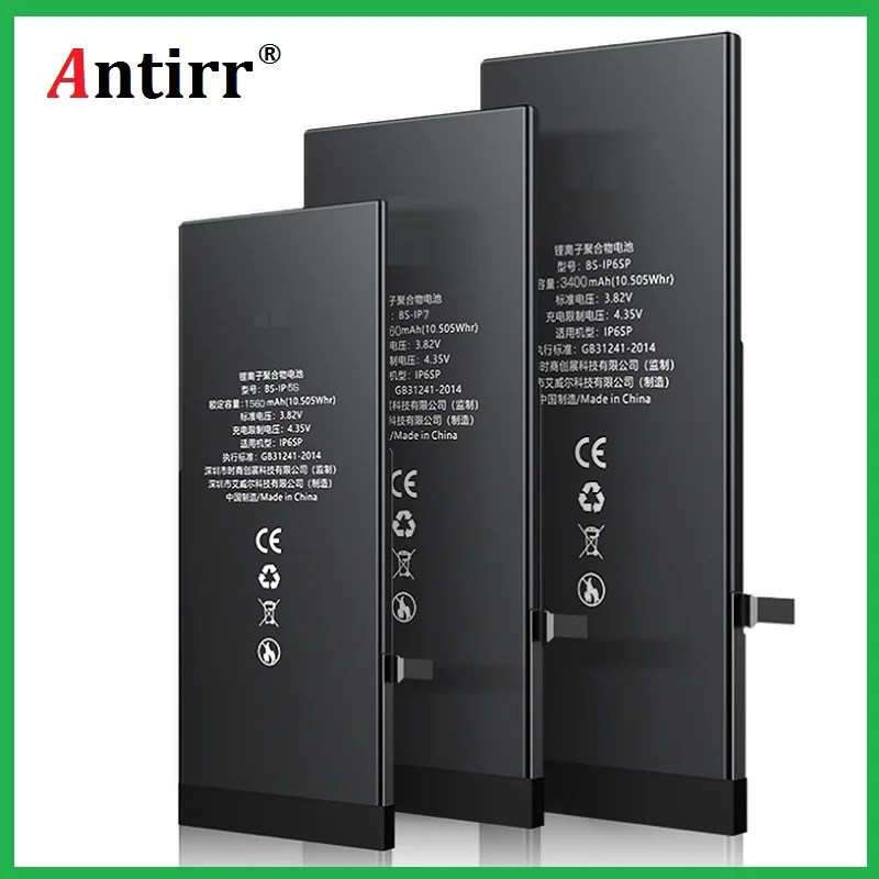 

Lithium Battery For Apple iPhone 3GS 4G 4S 5G 5S 5C 6G 6S 6PLUS 6S PLUS 7G 7PLUS 8G 8PLUS Replacement Batteries + Free Tools