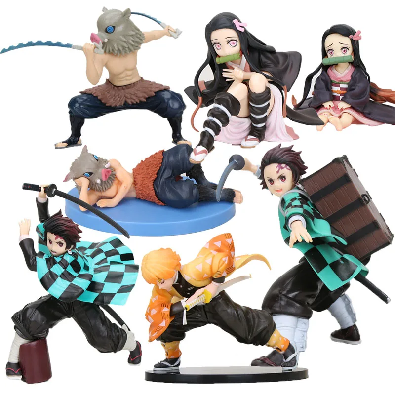 10 18 см фигурка демона убийца игрушка танджиру незуко демон Kimetsu no Yaiba Kamado Nezuko ichiban