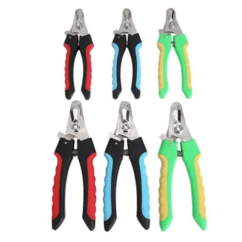 

Stainless Steel Pet Nail Scissors Set Dog Cat Nail Trimmer Toe Claw Cutter Clippers for Animals Cats with Lock Size S M