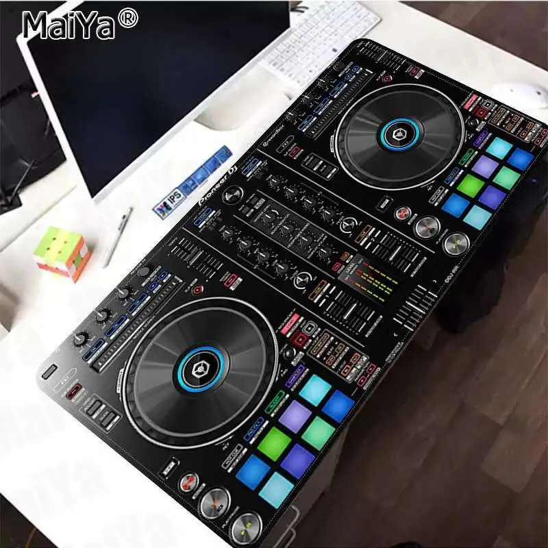 Maiya нескользящий ПК DJ музыка Блокировка края коврик для мыши большой коврик для мыши клавиатуры коврик