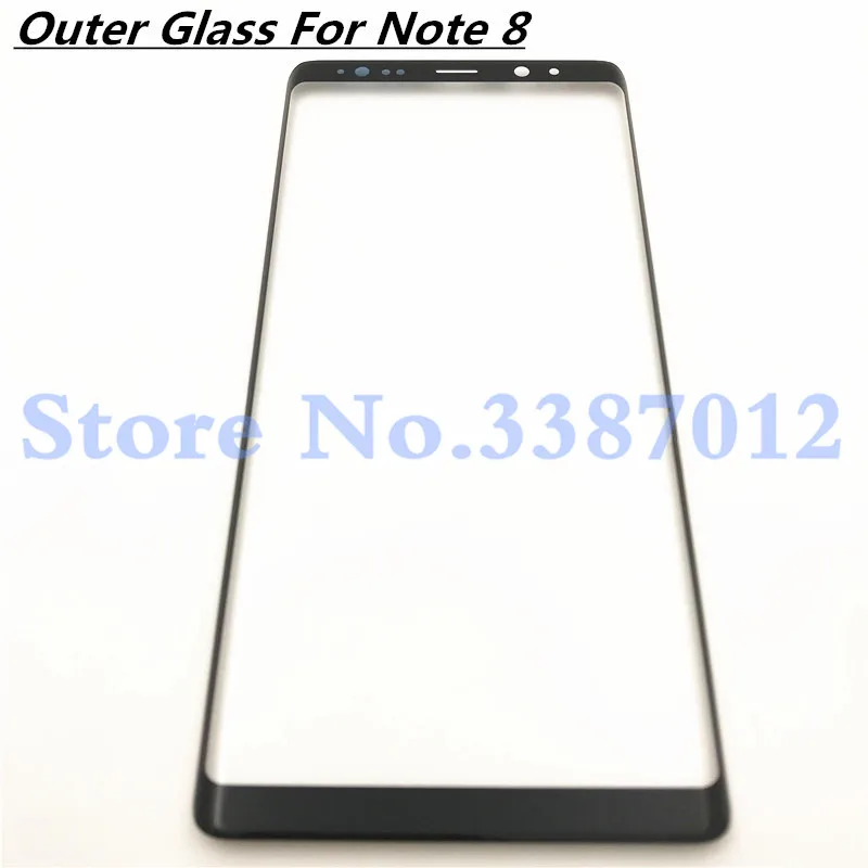 Запасная внешняя стеклянная линза для Samsung Galaxy Note 8 Note8 N950 N950F 6 3 &quotLCD сенсорный