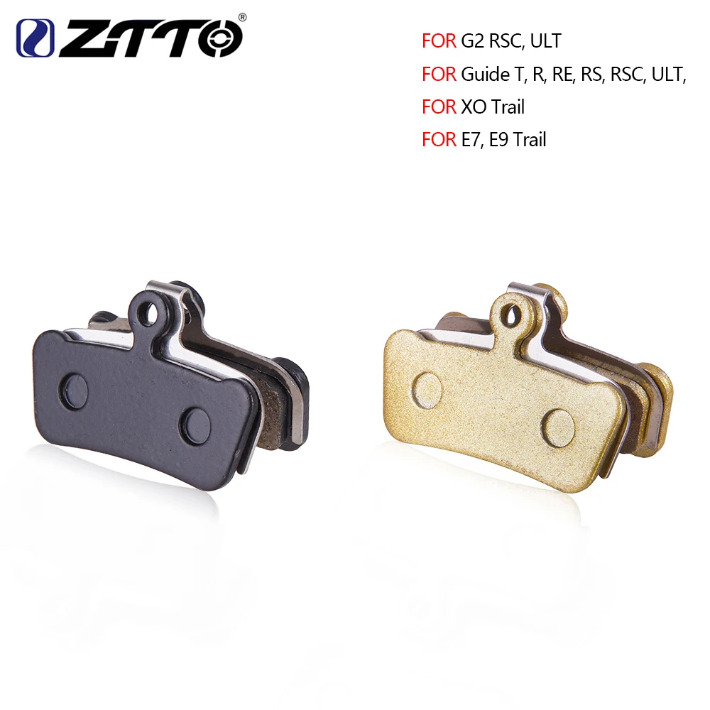 

ZTTO 4 Pairs new 4 Piston Disc Brake Pads For Guide G2 RSC Hydraulic brake High Quality Brake Pads Full metallic XO Trail E9 E7