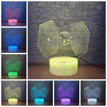 

3D Table Lamp Star Wars Death Star Gradient Night Light a Best Gift for Fans Children Bedside Sleeping Atmosphere Light Decora