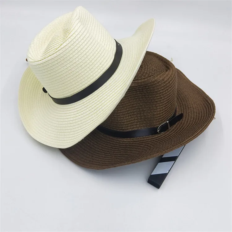 Summer Beach Sun Hat Fashion Large Size Cap New Style Foldable Men Macrocephaly Straw Hat Topee Men's