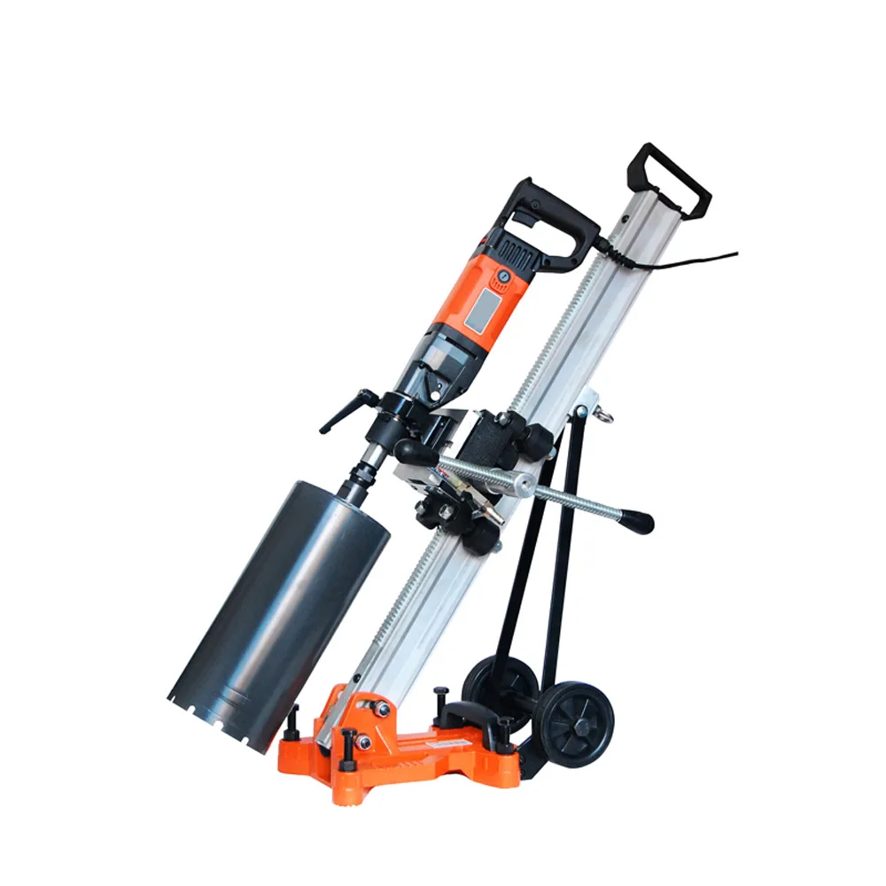 220V / 110V Speed-adjustable Diamond Drilling Machine With Angle, Hand-held Air Conditioner Water Drilling Machine