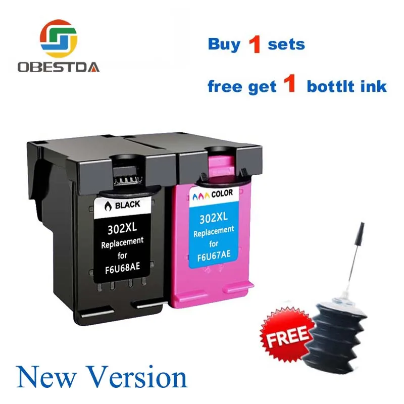 

302XL Refill Ink cartridge replacement for hp302xl hp 302 xl new Deskjet 1110 2130 2135 3630 3632 officejet 5232 5220