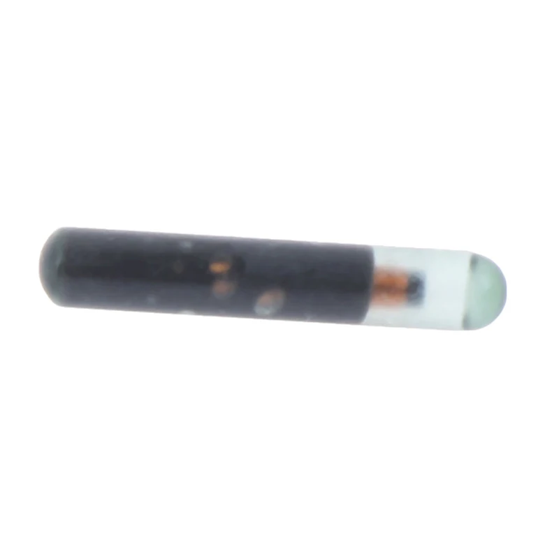 125 кГц/134,2 кГц 2,12*12 мм/1,25*7 мм микрочип животных RFID тег с EM4305 чип ISO11784/5 FDX-B для рыб собак кошек