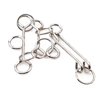 

Classic Metal String Rope Puzzle Logic Mind Brain Teaser Game Toys For Adults Kids Learning Education