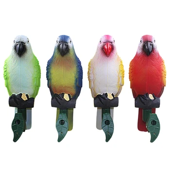 

4 Packs Waterproof Outdoor Solar Channel Lights Bird Parrot Lamp Led Night Light Garden Animal Ornaments Parrot Statue Outdoor I