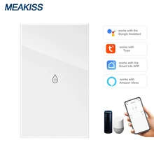 

MEAKISS wifi water heater boiler switch tuya smart life App Google home Alexay voice control AC110V 220V 3000W work touch switch