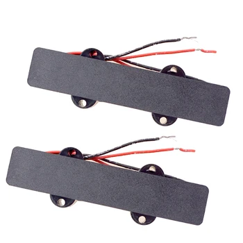 

2x 4 String JB Bass Pickup Neck/Bridge Pickup For Electric Bass Parts