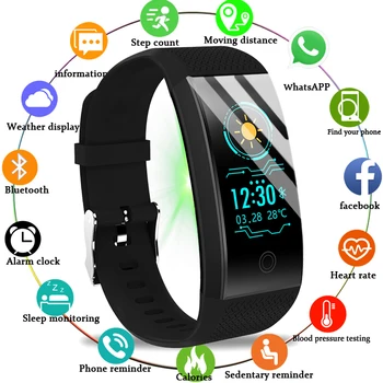 

2020 New Men Women Smart Watch Health Monitor Heart rate/Blood Pressure/Pedometer Bluetooth Waterproof Sports Bracelet