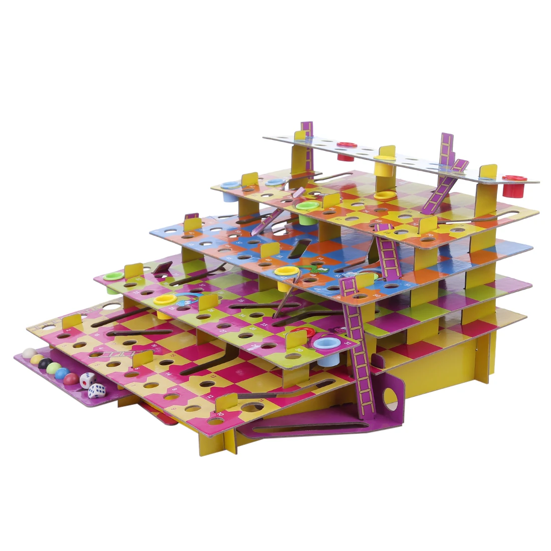 3D Сборка змея и лестница настольная игра образование шахматы № 901