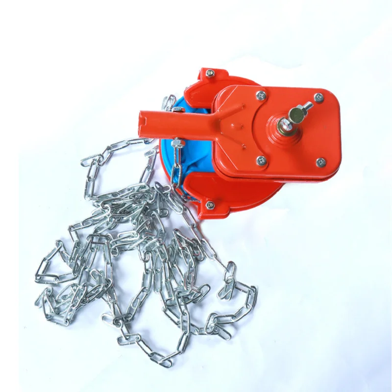 Film Coiling Machine for Greenhouse Roof Manual Chain Film Coiling Machine