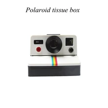 1 Pcs creative Retro Film Camera Shape Inspired Tissue Boxes Tube Toilet Roll Paper Holder Box Bathroom Accessories