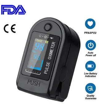 

Blood Oxygen Monitor Finger Pulse Oximeter Oxygen Saturation Monitor Oximeter Protecive Case Bag Fast Shipping
